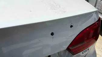 Siverek’te ailenin önü kesildi Silahlı saldırı kamerada