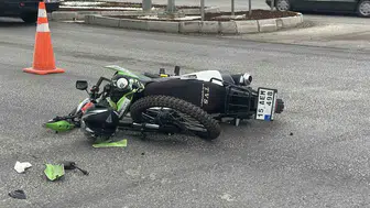 Burdur'da motosiklet kazası ağır yaralı bıraktı