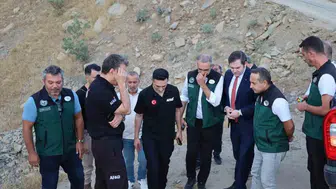 Taşdelen köyünde heyelan ve taşkın alarmı