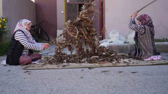 Bayburt’ta kış hazırlığı yünleri yıkama mesaisiyle başladı