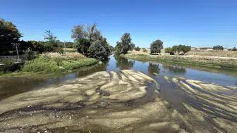 Tunca Nehri kuruyor Edirne’nin tarlaları tehlikede