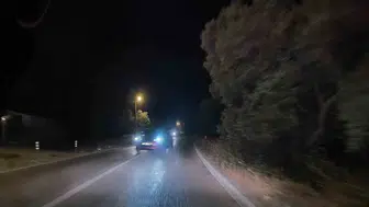Erdek yolunda saniyelerle gelen büyük facia
