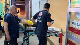 Adıyaman yolunda kaza İki çocuk yaralandı