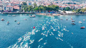 İzmit Körfezi yüzücülerle doldu taştı