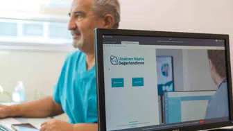Manisa'da yatağa bağımlı hastalar artık doktorla ekrandan görüşüyor