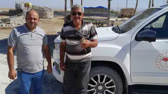 Karapınar'da yaralı bulunan kızıl şahin çiftçinin şefkatiyle yaşama tutundu