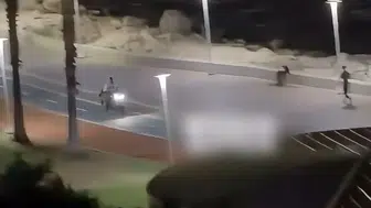 Mersin sahilinde motosiklet şovu yapan sürücüye ağır fatura