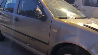 Eskişehir’de kovalamaca Polisten kaçan şüpheli park halindeki araca çarptı