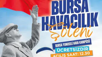Bursa'nın tarihi havalimanı Zafer Bayramı'nda gökyüzü şölenine ev sahipliği yapacak