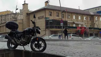 Erzurum'da aniden bastıran dolu hayatı felç etti