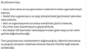 Adliyelerdeki iş yükü için yeni bir rehber hazırlandı