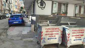 Yunusemre'de çöpe giden konteynerler yeniden doğuyor