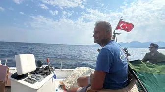 Marmaris’teki orman yangınında balıkçı Yusuf’un büyük özverisi