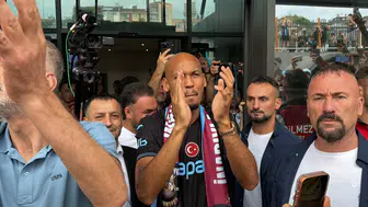 Fabinho Trabzon'da, taraftar havalimanında coşkuyla karşıladı
