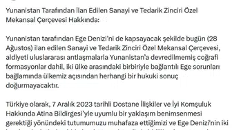 Ege'de Yunanistan'ın yeni haritası Ankara'dan hukuki ret