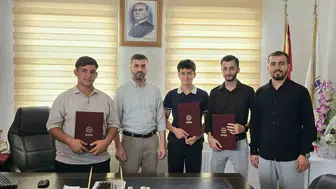Çermik’te beş hafız eğitimlerini başarıyla tamamladı