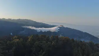 Aydın Kuyucak'ta orman yangını ikinci gününe girdi