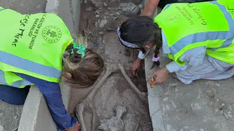 Aspendos'ta antik döneme ait bir güreşçinin mezarı bulundu