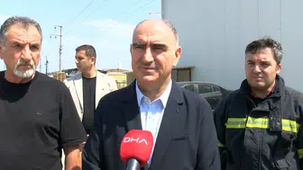 Manisa Salihli'de dolum tesisinde yangın paniği