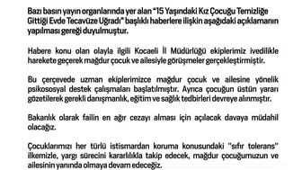 Bakanlık 15 yaşındaki mağdur için yargı sürecine dahil oluyor