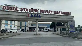 Düzce Kuzey Çevre Yolu'nda trafik kazası