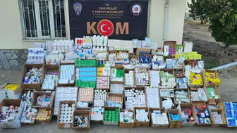 Uşak’ta piyasaya sürülmeye hazırlanan binlerce bozuk ilaca polis baskını