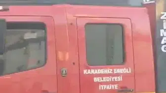 Zonguldak'ta bir ev fırın yüzünden küle döndü