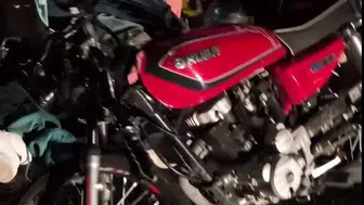 Erzurum’da gece yarısı motosiklet kazası