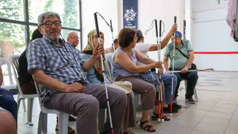 Aydın’da Anlamlı Adım 500 Görme Engelliye Beyaz Baston Teslim Edildi