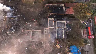 Çankırı Ilgaz'da üç ev birden yandı