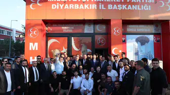 Bakanlar Diyarbakırda maç öncesi mesai yaptı
