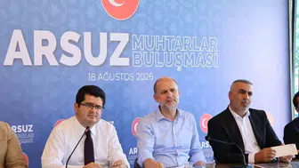 Arsuz’da muhtarlar masaya oturdu sorunlar konuşuldu