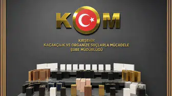Kırşehir polisine kaçak ürün operasyonu