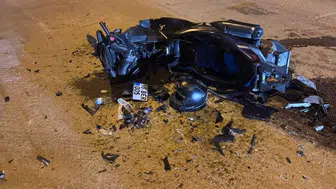 İnegöl yolunda kaza Motosiklet sürücüsü ağır yaralandı