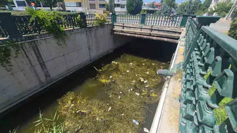 Eskişehir’in kalbi Porsuk Çayı çöplerle doldu