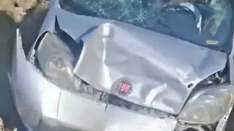 Siirt Baykan yolunda kaza yapan sürücü hastaneye kaldırıldı