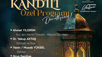 Talas Belediyesi Mevlid Kandili için özel bir buluşma düzenliyor
