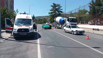 Gölpazarı’nda iki otomobilin karıştığı kazada bir kişi yaralandı