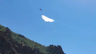 Munzur Vadisi'nde korkutan yangın kontrol altına alındı
