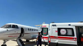 Bingöllü minik bebek için hava köprüsü kuruldu