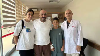 11 yaşındaki çocuğun böbreğindeki taş kapalı yöntemle alındı