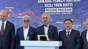 Ankara ve Kayseri arası 1 saat 45 dakikaya düşüyor