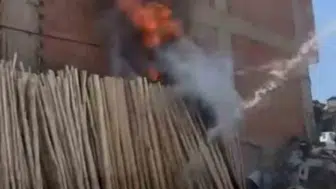 Kovancılar sanayi sitesinde alevler korkuttu