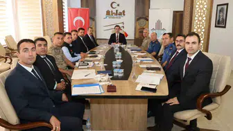 Ahlat şenlikleri öncesi Bitlis’te güvenlik masaya yatırıldı