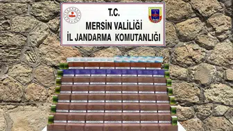 Mersin'de kaçak tütün operasyonu