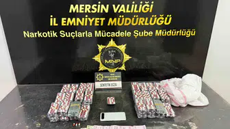 Ceplerdeki uyuşturucuya geçit yok; Mersin'de 2 tutuklama
