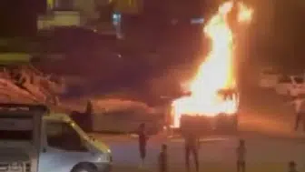 Bağlar’da site sakinlerini sokağa döken yangın paniği