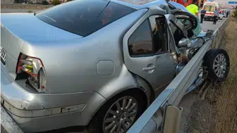 Kırıkkale yolunda feci kaza 25 yaşındaki sürücü hayatını kaybetti