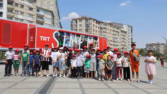 Elazığlı çocuklar için sinema perdesi meydana kuruldu