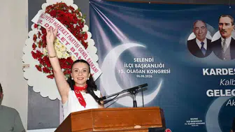 MHP Selendi teşkilatında Hafize Gürcan dönemi başladı